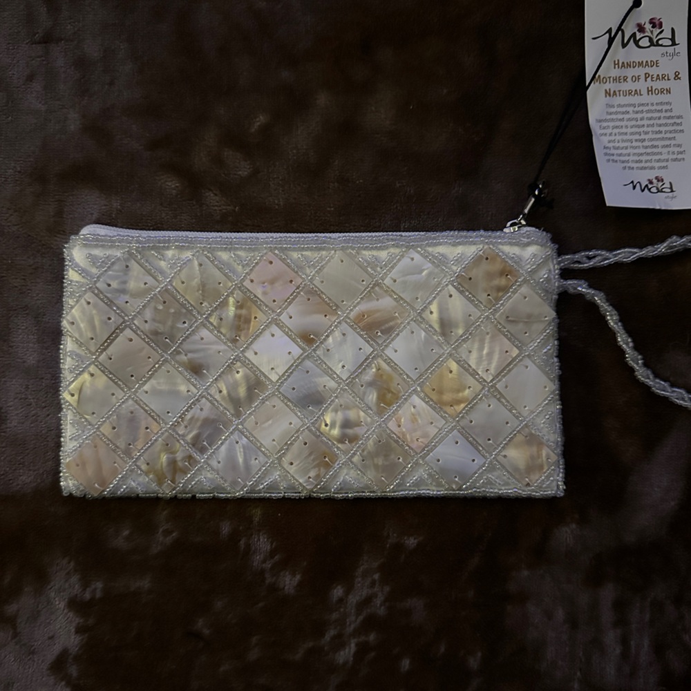 Handmade Mother of Pearl Wristlet
